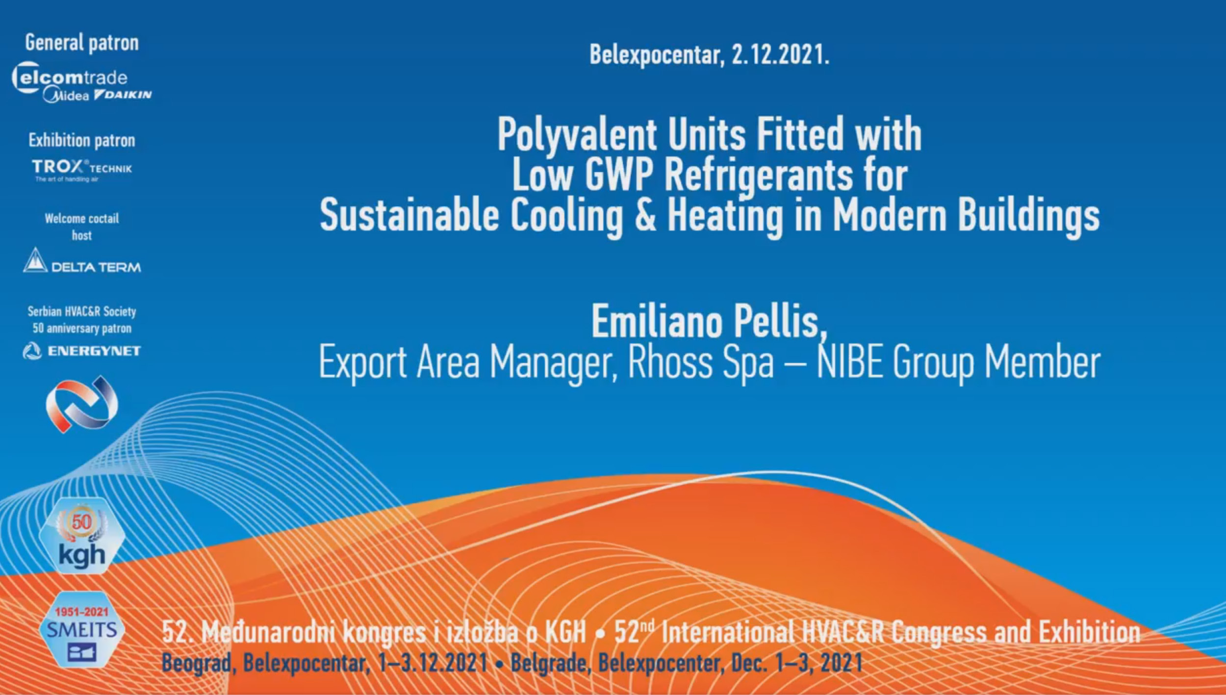 52^ International HVAC&R Congress and Exhibition